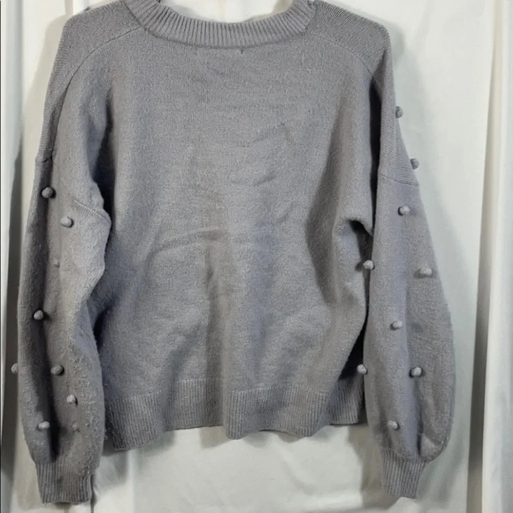 Madewell Brockton Bobble Sweater in Coziest Yarn S